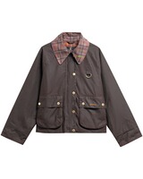 Wachsjacke Icons Tartan Collar Spey, Barbour