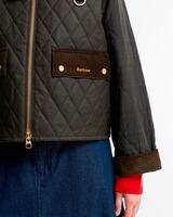 Gesteppte Wachsjacke Spey Tartan Reimagined, Barbour
