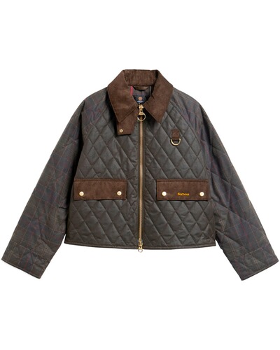 Gesteppte Wachsjacke Spey Tartan Reimagined, Barbour