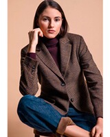 Glencheck-Blazer, White Label