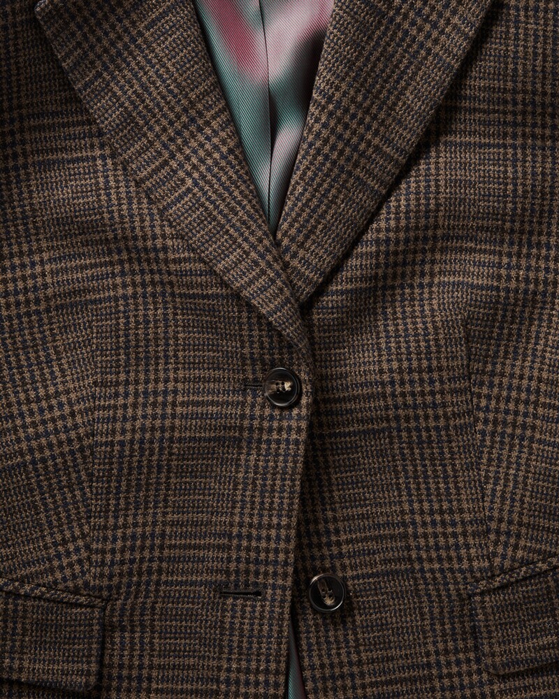 Glencheck-Blazer, White Label