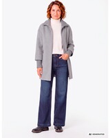 Lange Wolljacke, White Label