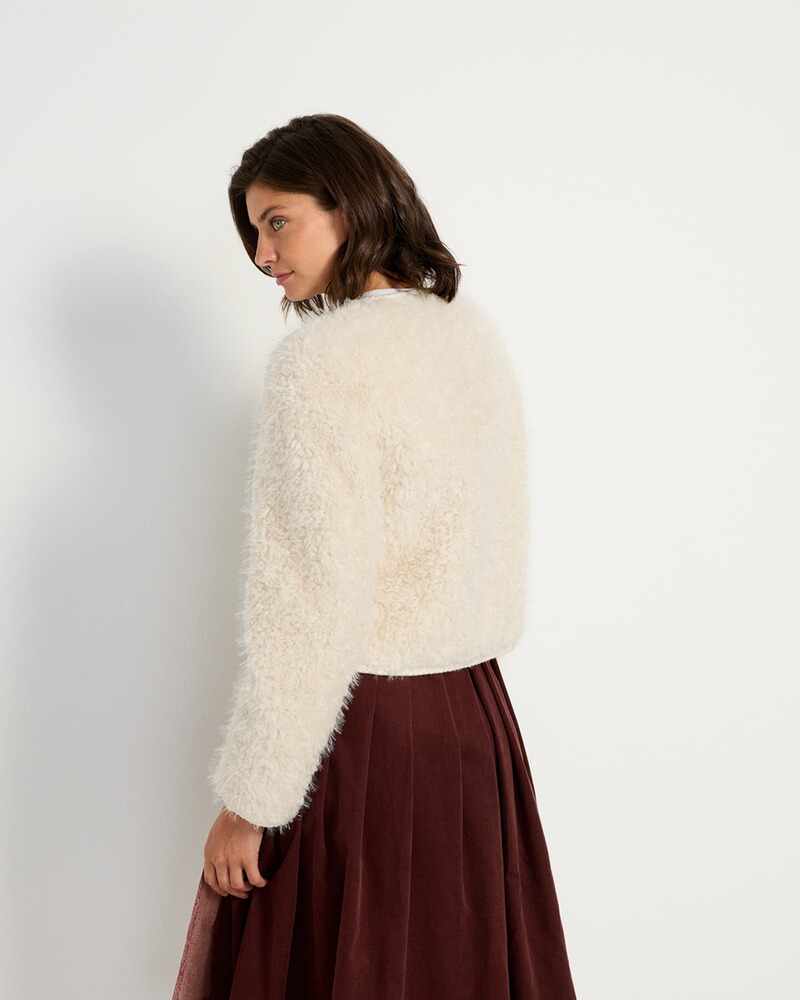 Webpelzjacke, White Label