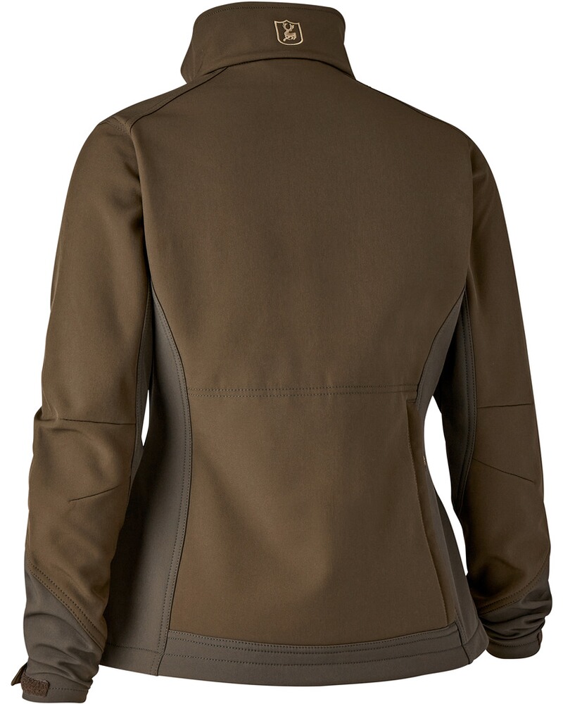 Da.Softshelljacke Roja braun-oliv,Gr.48
