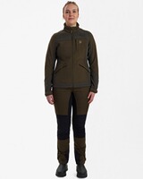 Da.Softshelljacke Roja braun-oliv,Gr.48