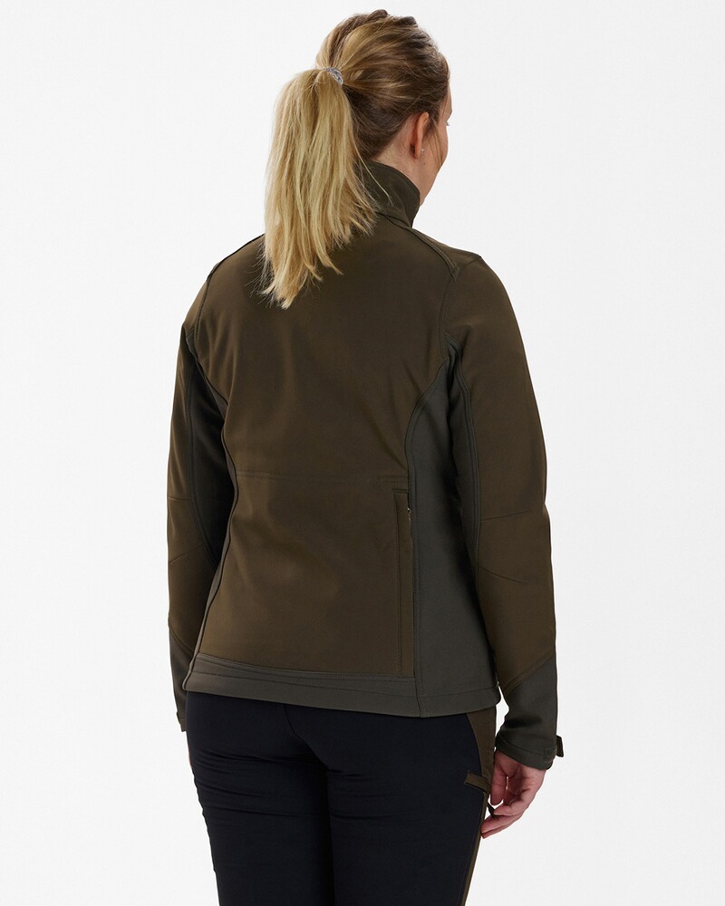 Da.Softshelljacke Roja braun-oliv,Gr.48