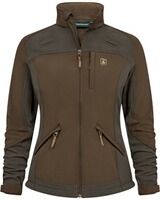 Da.Softshelljacke Roja braun-oliv,Gr.48