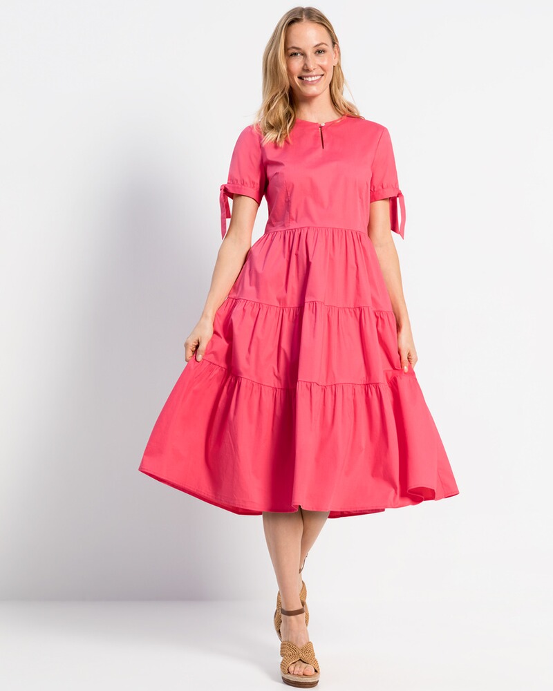 Kleid mit Stufenvolants, Brigitte von Schönfels