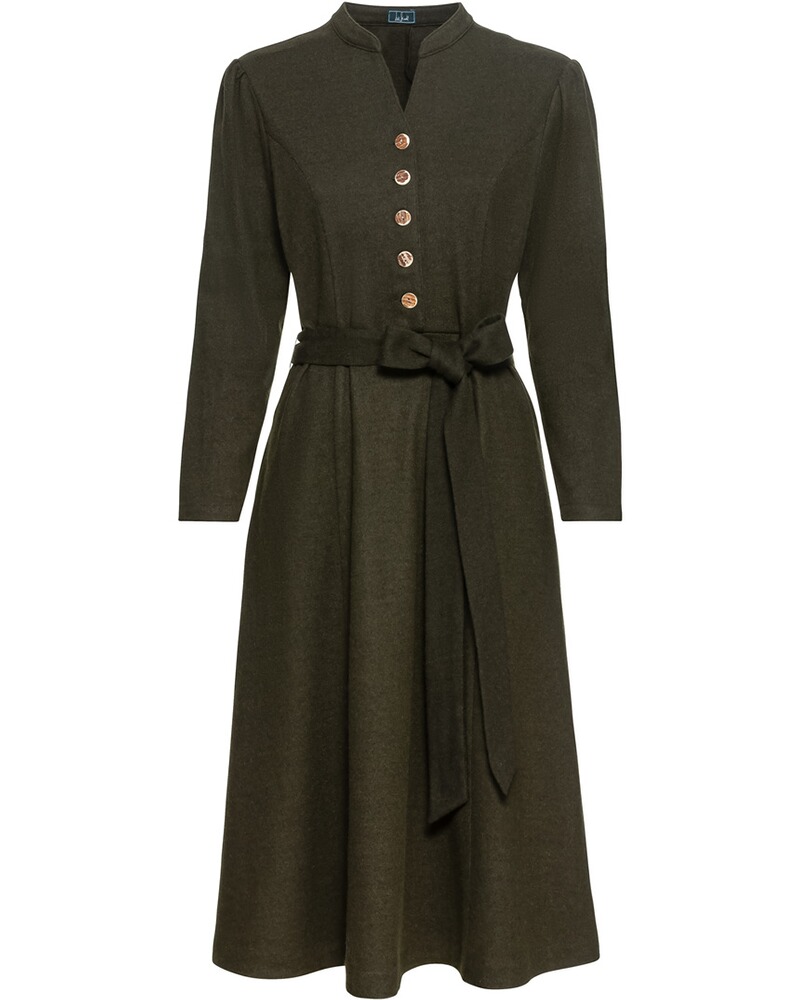 Jerseykleid mit Knopfleiste