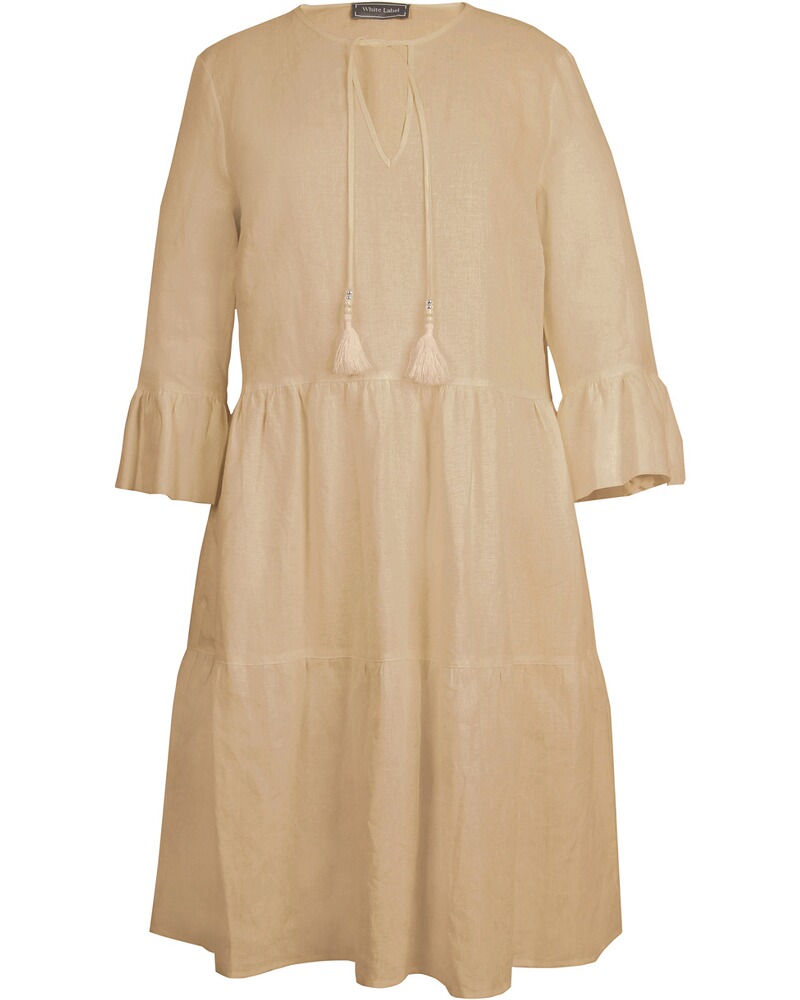 Leinen-Stufenkleid