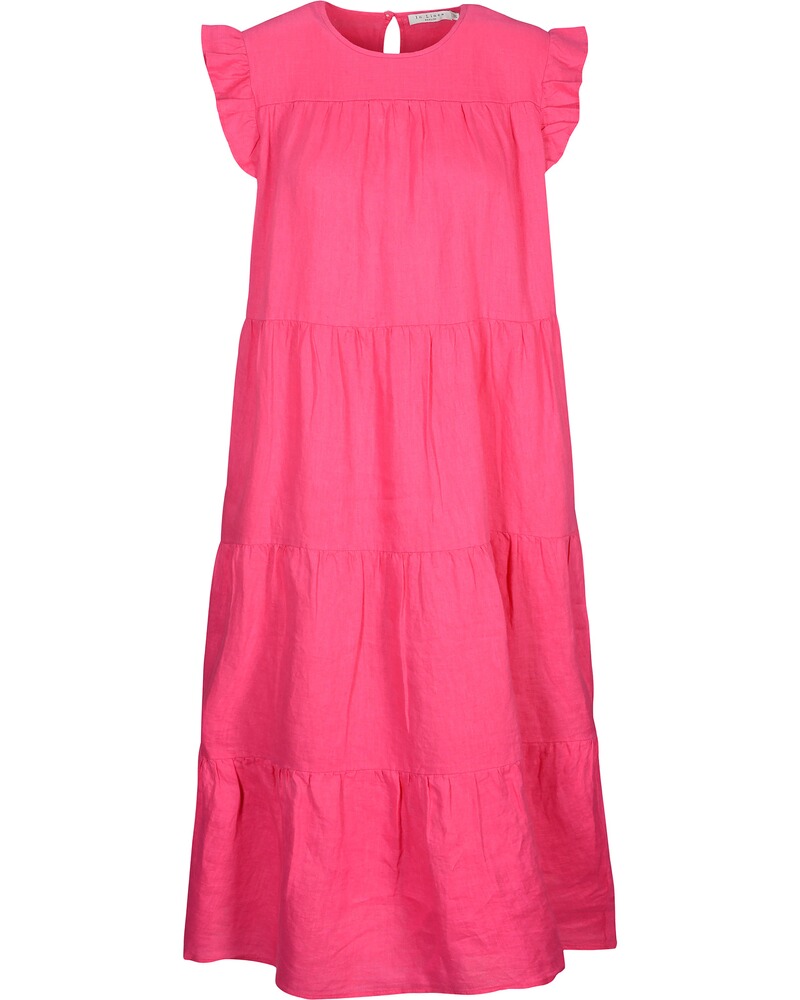 Leinen-Stufenkleid