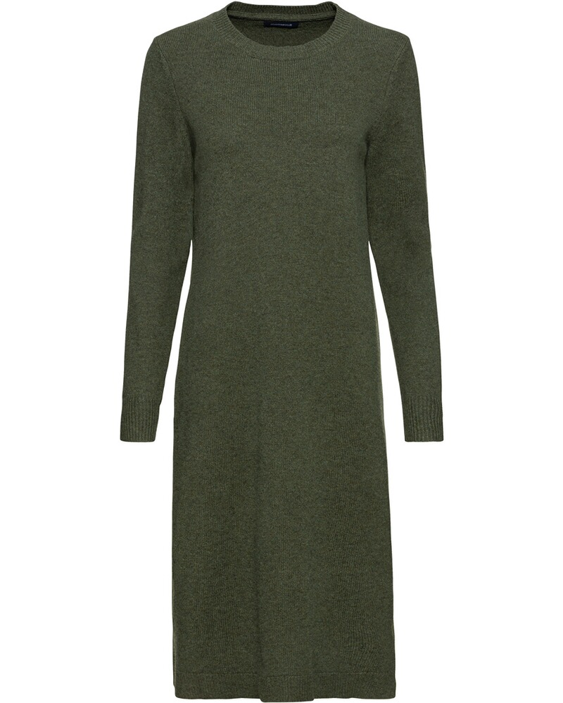 Strickkleid mit Rundhals
