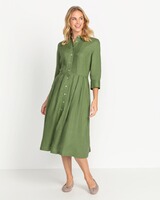 Leinenkleid mit Biesen, HIGHMOOR
