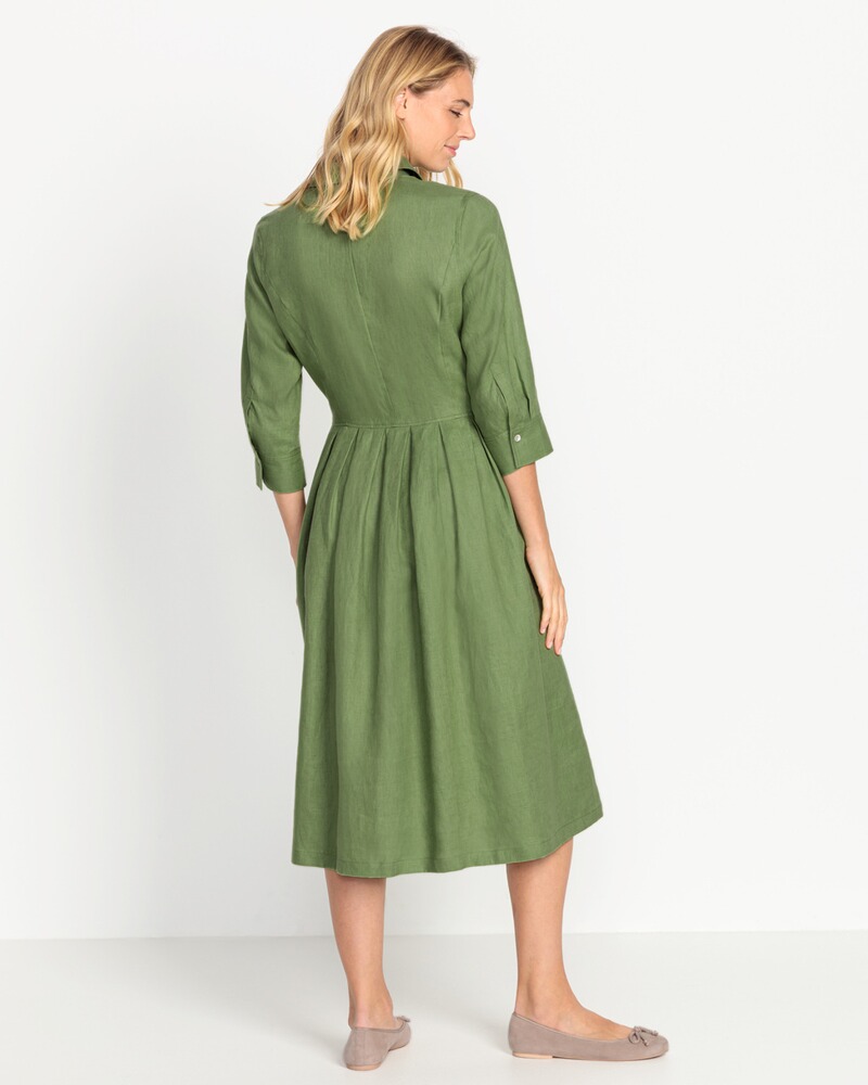 Leinenkleid mit Biesen, HIGHMOOR