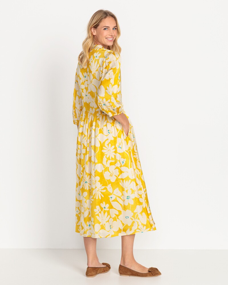 Blumen-Kleid mit Stehkragen, REITMAYER