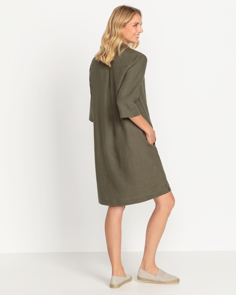 Leinen-Hemdkleid, In Linea