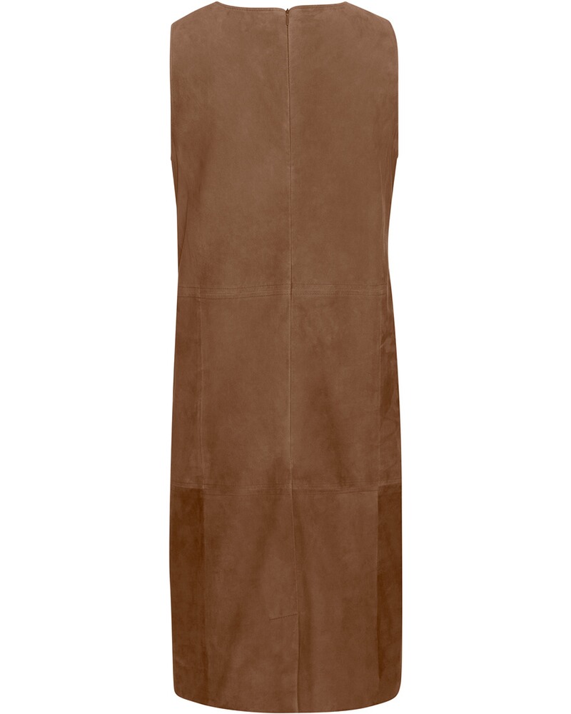 Kurzes Lederkleid, Brigitte von Schönfels