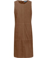 Kurzes Lederkleid, Brigitte von Schönfels