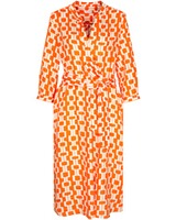 Seid. Tunikakleid orange-gem., UTG