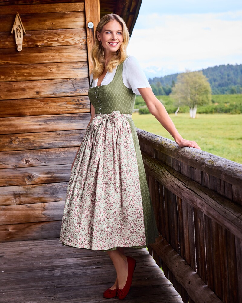 Dirndl Hirsch-Blumen-Muster, Luis Steindl