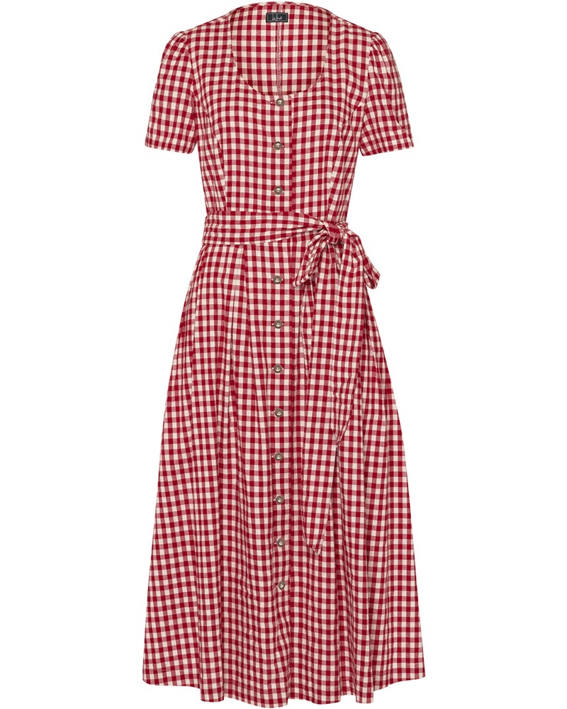 Vichykaro-Leinenkleid
