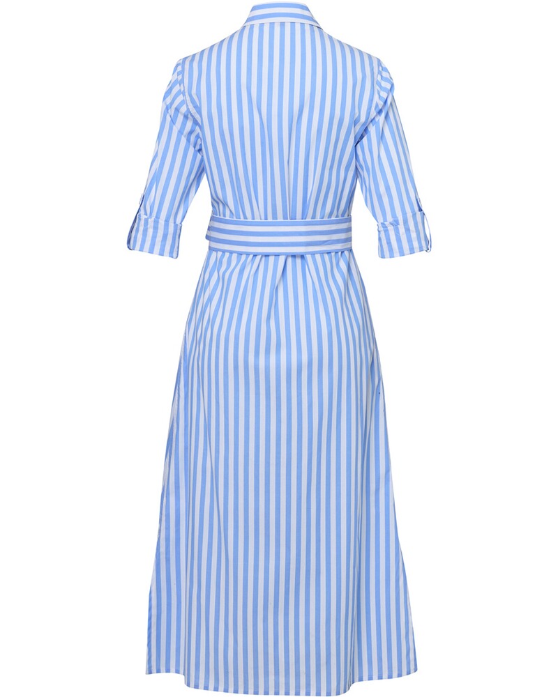 Langes Streifen-Kleid, HIGHMOOR