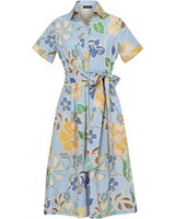 Halbarm-Kleid mit Gürtel, HIGHMOOR