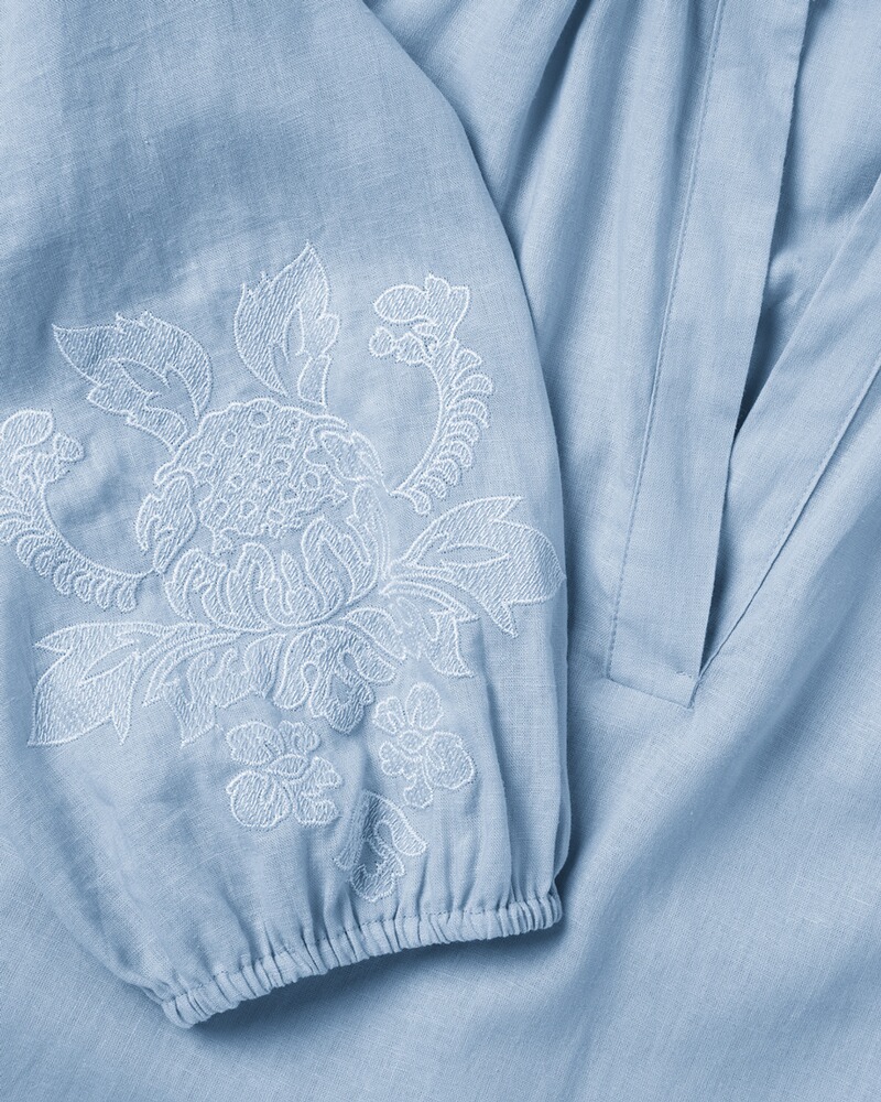 Kleid mit Ärmelstick, White Label