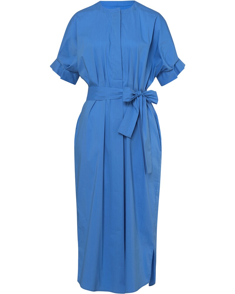 Midikleid mit Bindegürtel