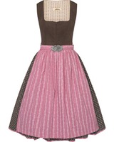 Midi Dirndl mit Reissverschluss, Almsach
