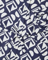 Hemdblusenkleid mit Print, POLICELAND