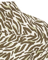 Hemdblusenkleid mit Kordel, camel active