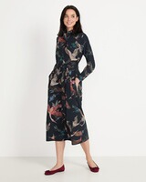Hemdblusenkleid mit Vogelmotiven, Brigitte von Schönfels