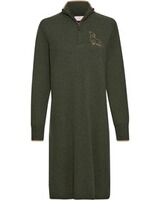 Strickkleid mit Hundemotiv, Brigitte von Schönfels