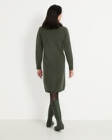 Strickkleid mit Hundemotiv, Brigitte von Schönfels