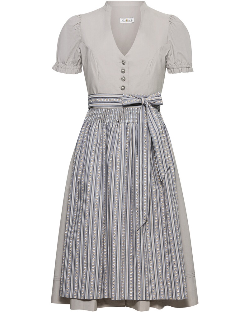2-in-1 Halbarm-Dirndlkleid