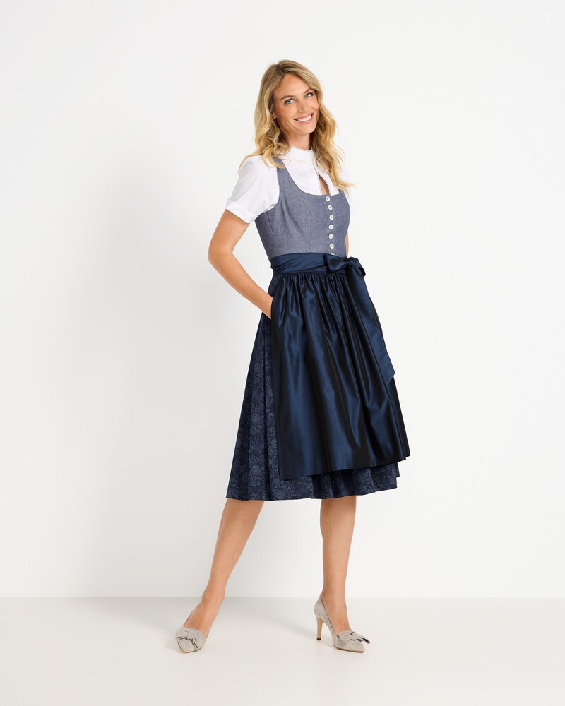 Midi-Dirndl mit Perlmuttknöpfen, Luis Steindl