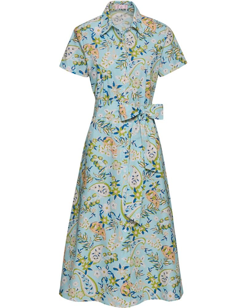 Paisley-Hemdblusenkleid