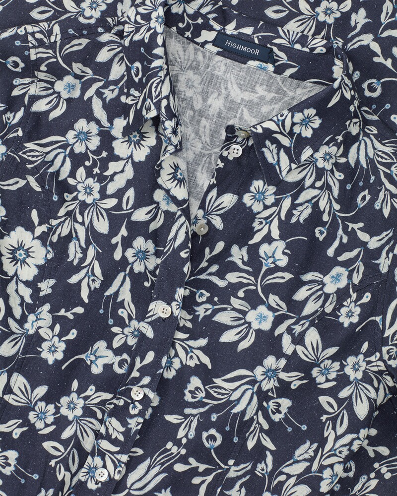 Hemdblusenkleid mit Blumen, HIGHMOOR