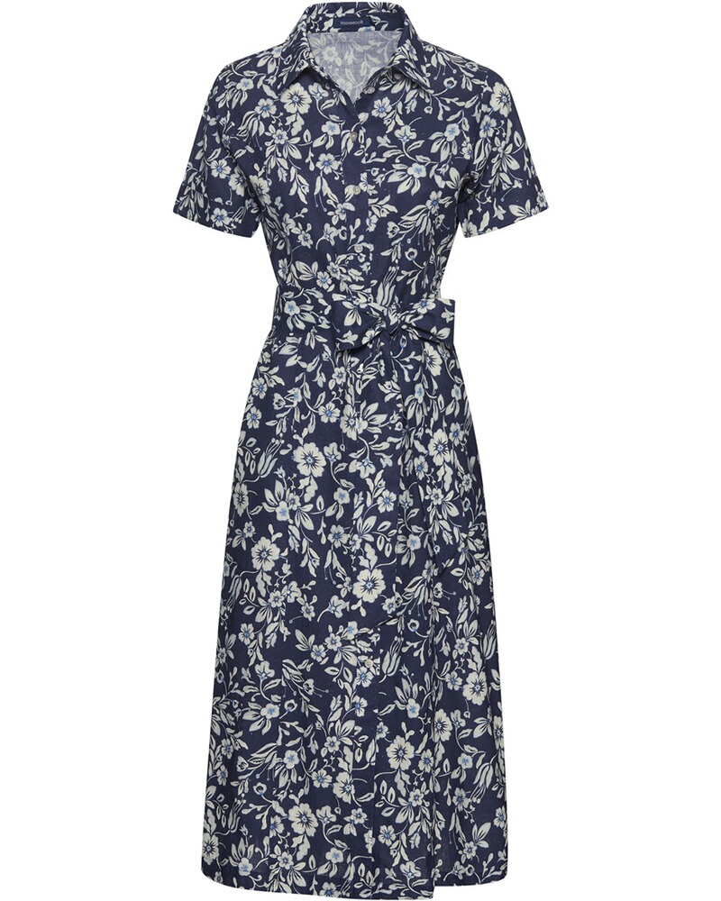 Hemdblusenkleid mit Blumen