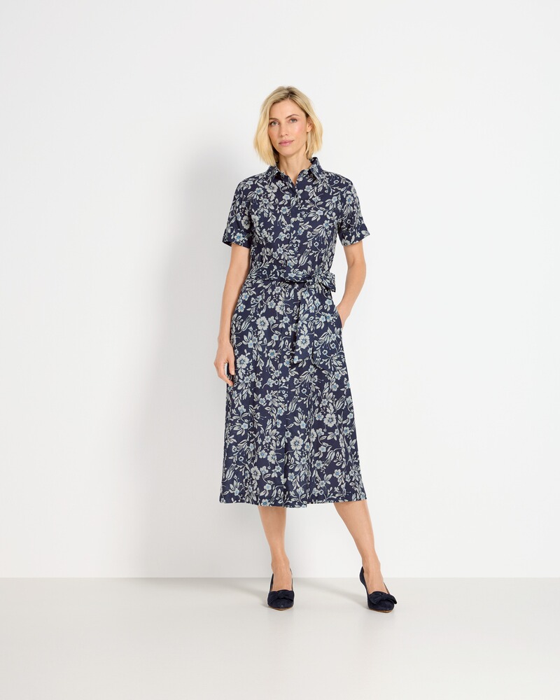 Hemdblusenkleid mit Blumen, HIGHMOOR