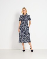 Hemdblusenkleid mit Blumen, HIGHMOOR