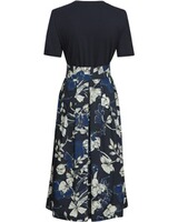 Kleid mit floralem Rock, HIGHMOOR