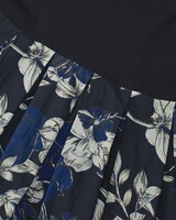 Kleid mit floralem Rock, HIGHMOOR