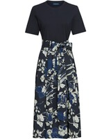 Kleid mit floralem Rock, HIGHMOOR