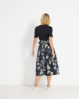 Kleid mit floralem Rock, HIGHMOOR