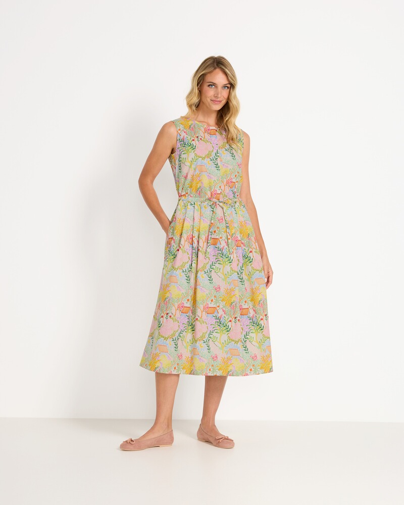 Kleid mit buntem Cottage-Print, REITMAYER