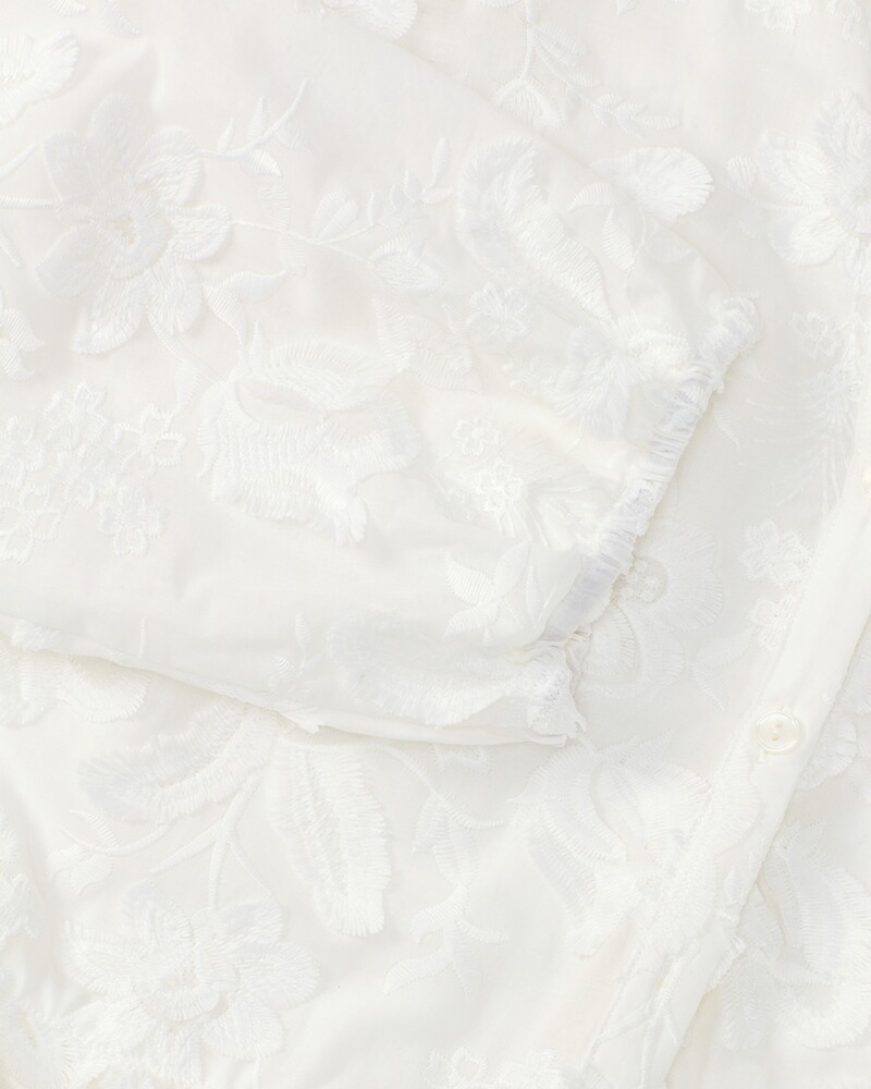 Kleid mit Blumenstickerei, White Label