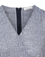 Leinen-Wickelkleid Kari, FELICITAS