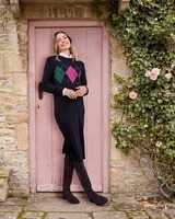 Argyle-Strickkleid, HIGHMOOR